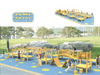 kids outdoor playground equipment MH-002