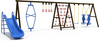 playground euqipment swing set for children QQ-004