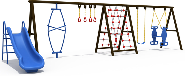 playground euqipment swing set for children QQ-004