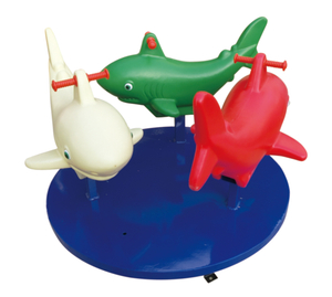 outdoor children's multi-person swivel chair entertainment equipment kindergarten community square carousel amusement toys ZY-008