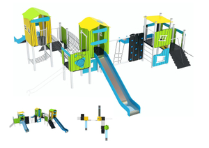 kids outdoor playset outdoor playground equipment custom playground PE-HT-009