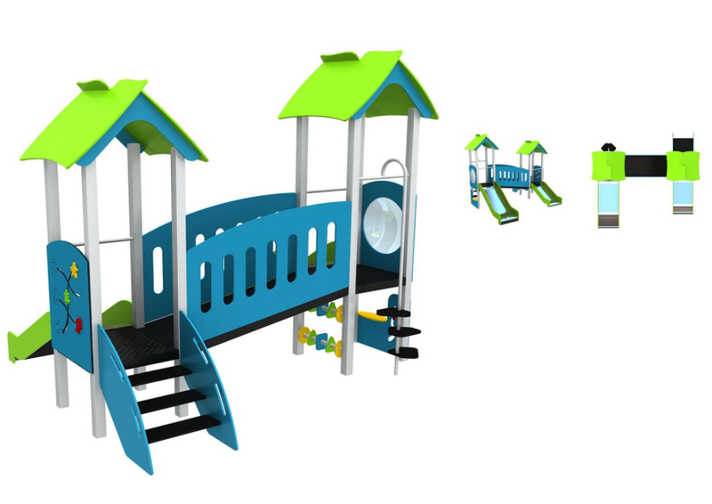 kids outdoor playset outdoor playground equipment custom playground PE-HT-011