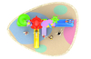 children outdoor play area HT-55041