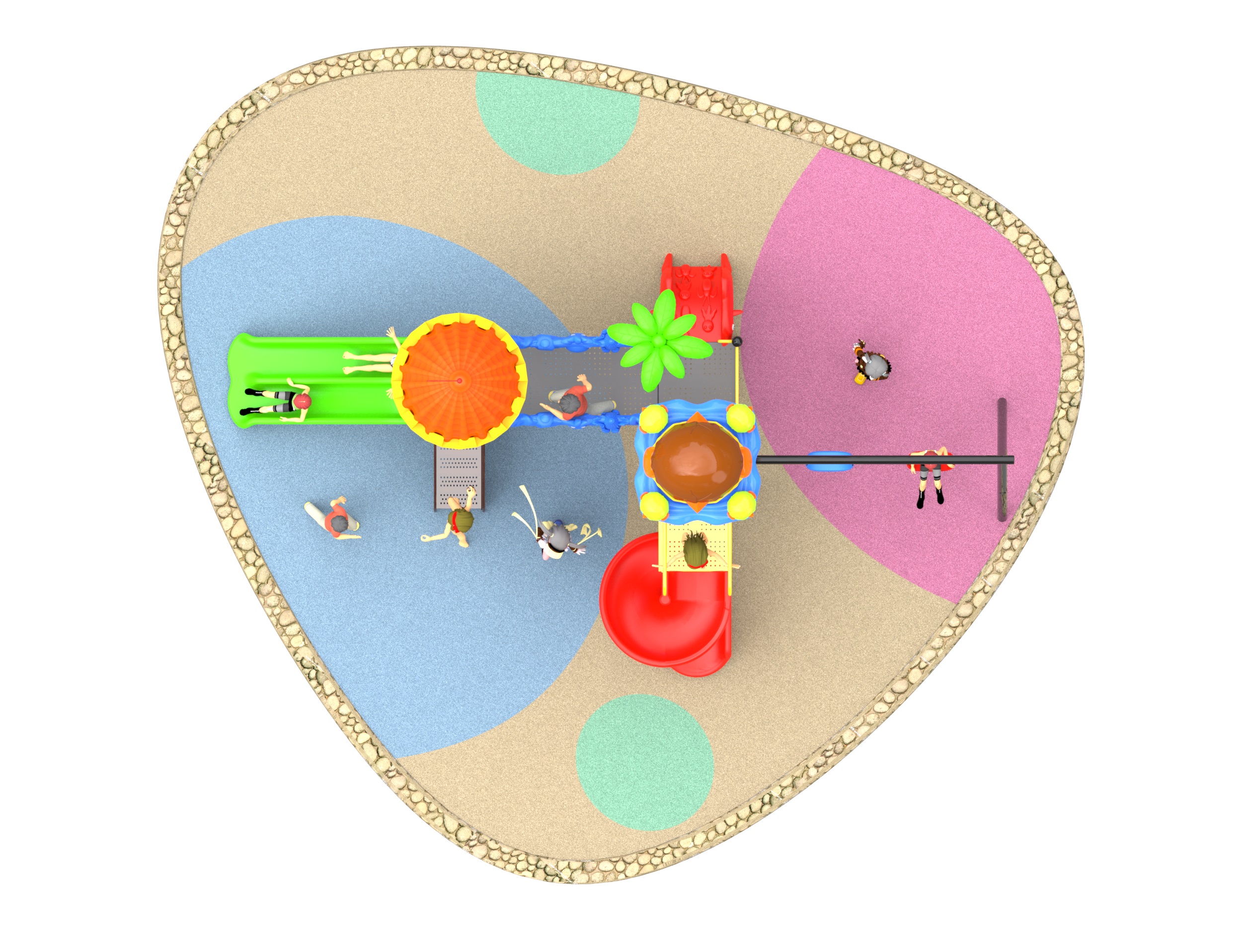 toddlers playground equipment for outdoor HT-76109
