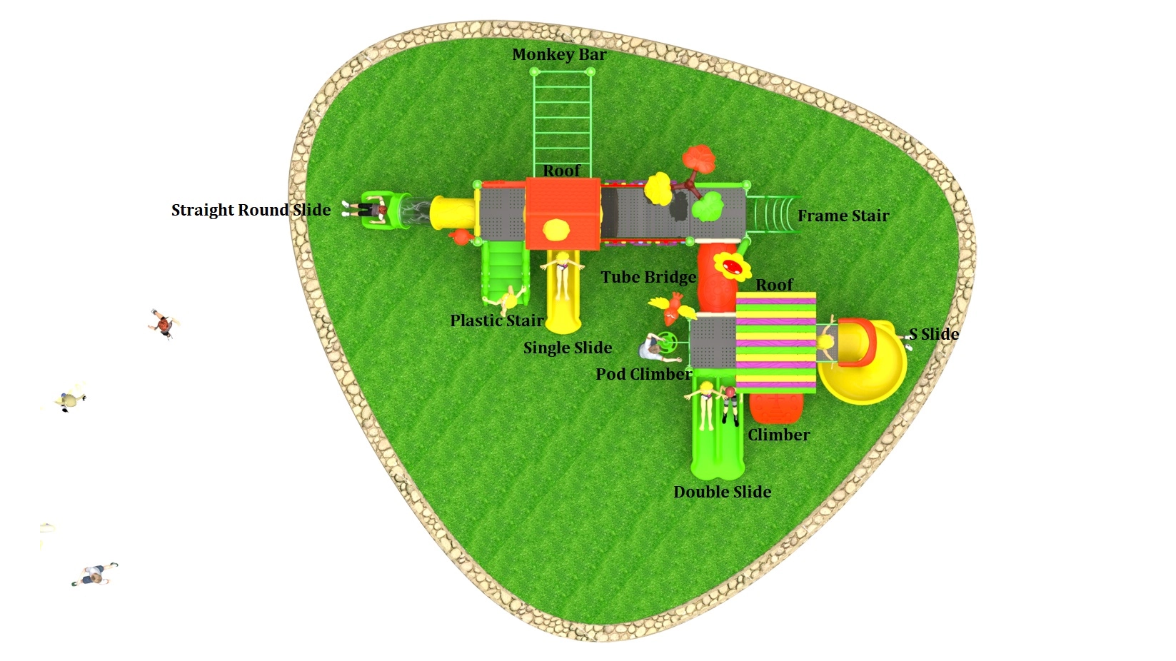 playground equipment for children outdoor play HT-14006