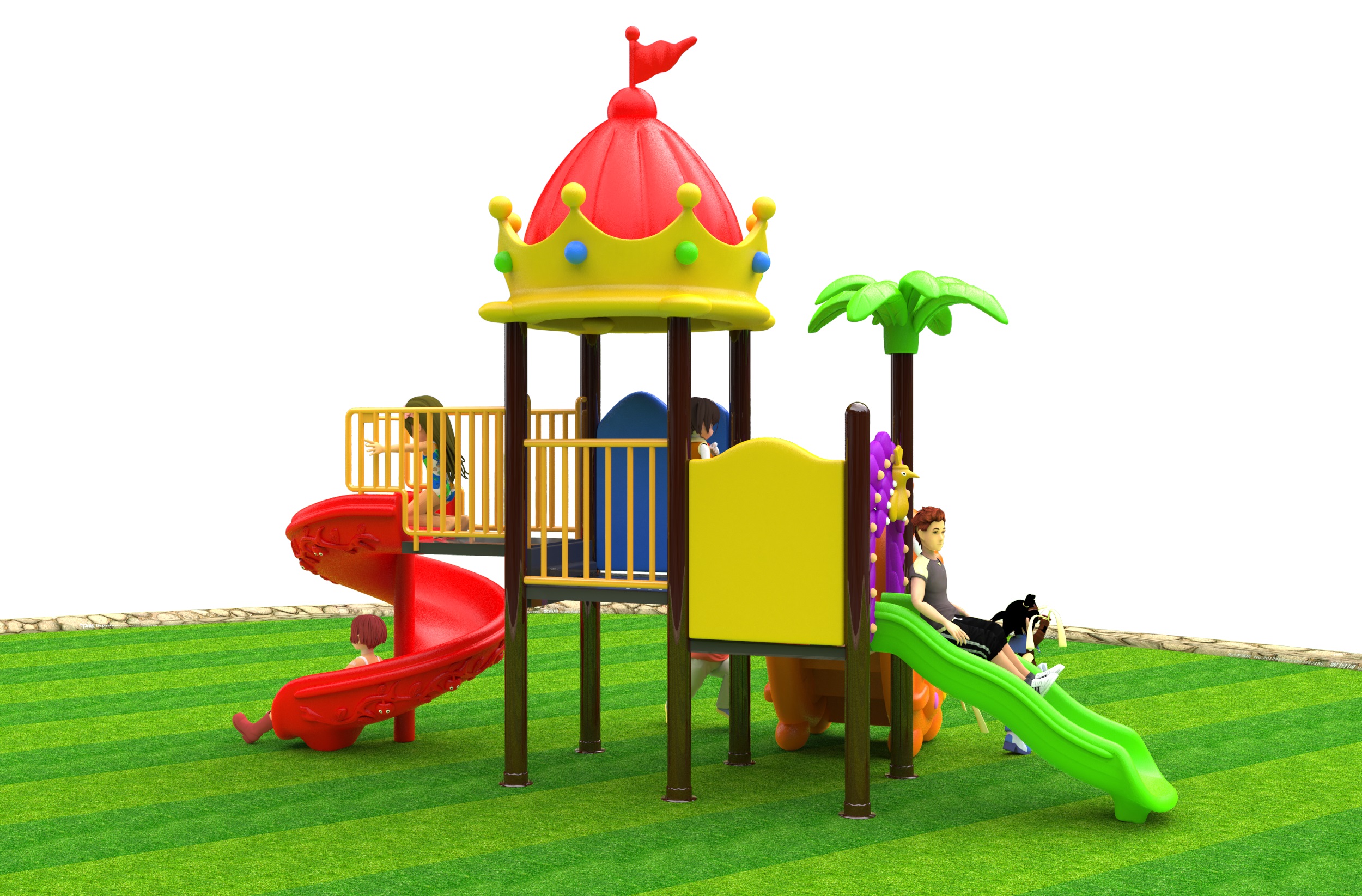 toddler outdoor play equipment HT-76124
