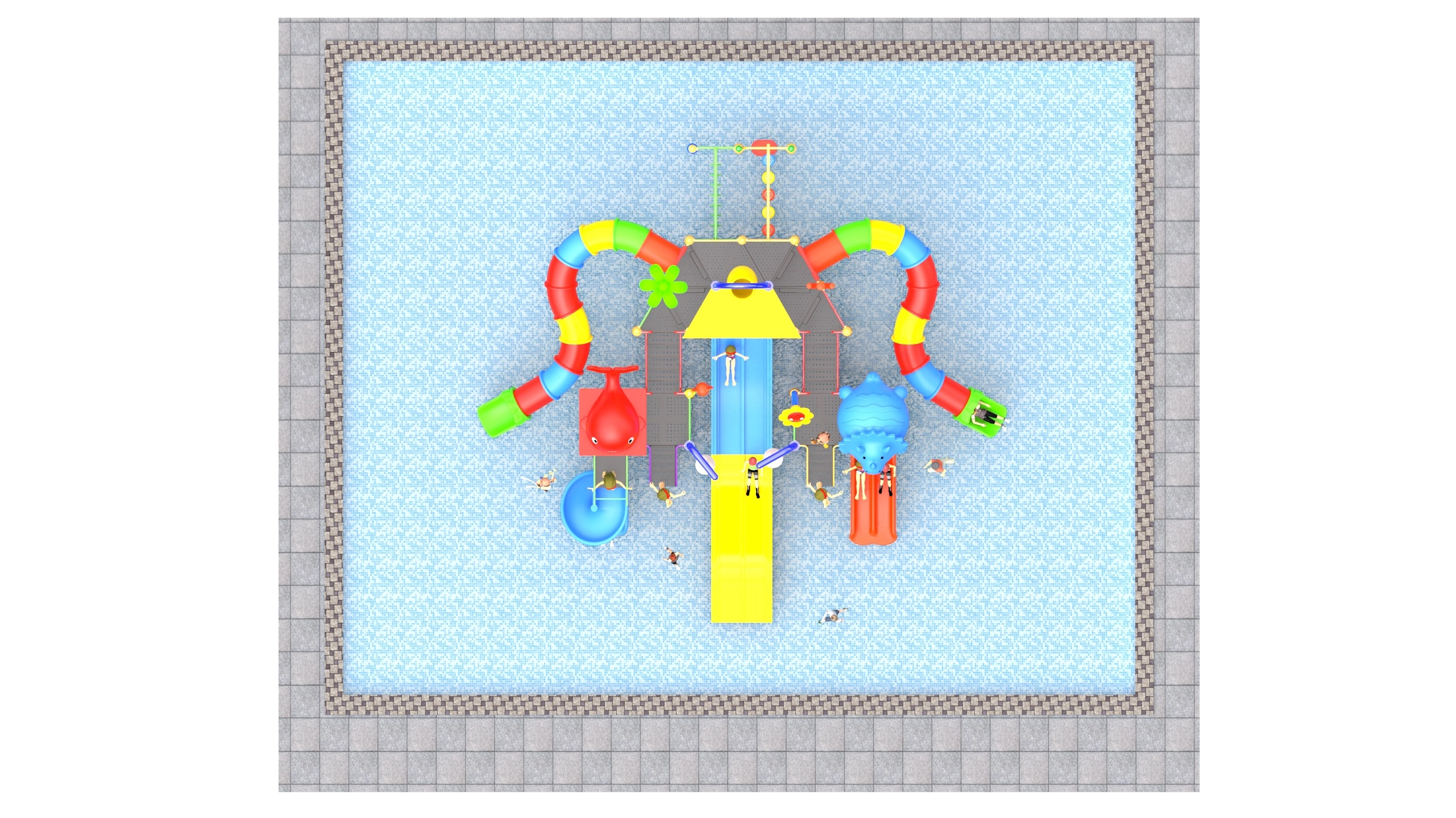 water features children's playgrounds HT-2314060