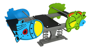 Outdoor Kids Seesaw Playground Set PE-QB-039