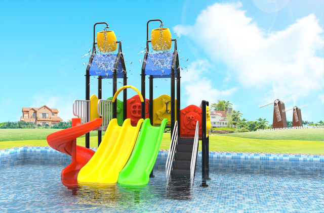 kids water feature playground HT-76209