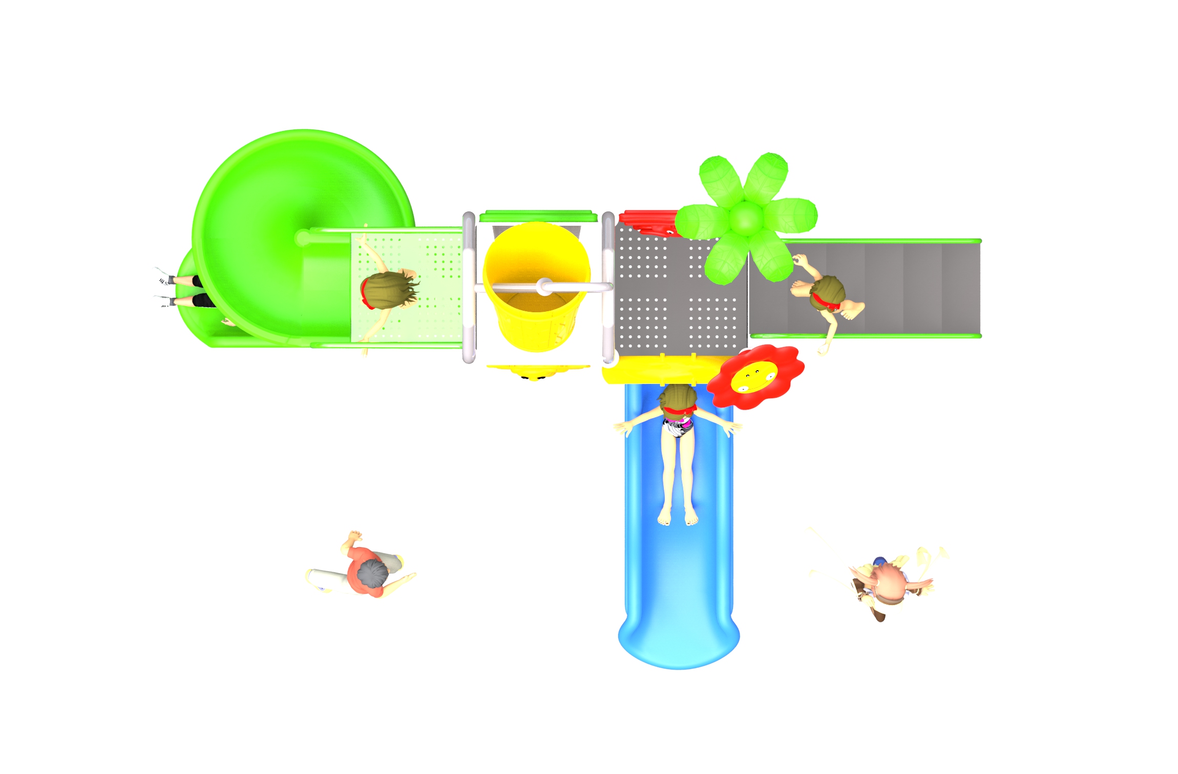 kids water playground HT-76205