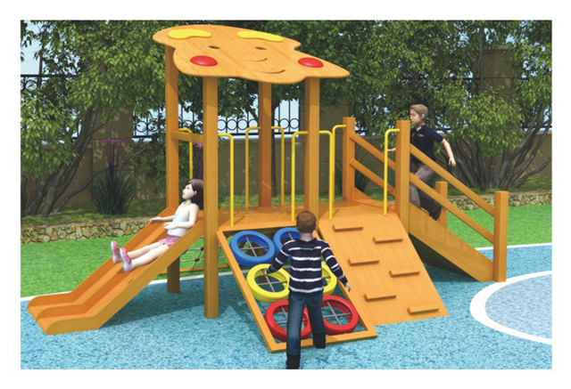 toddler's wooden playground MH-051