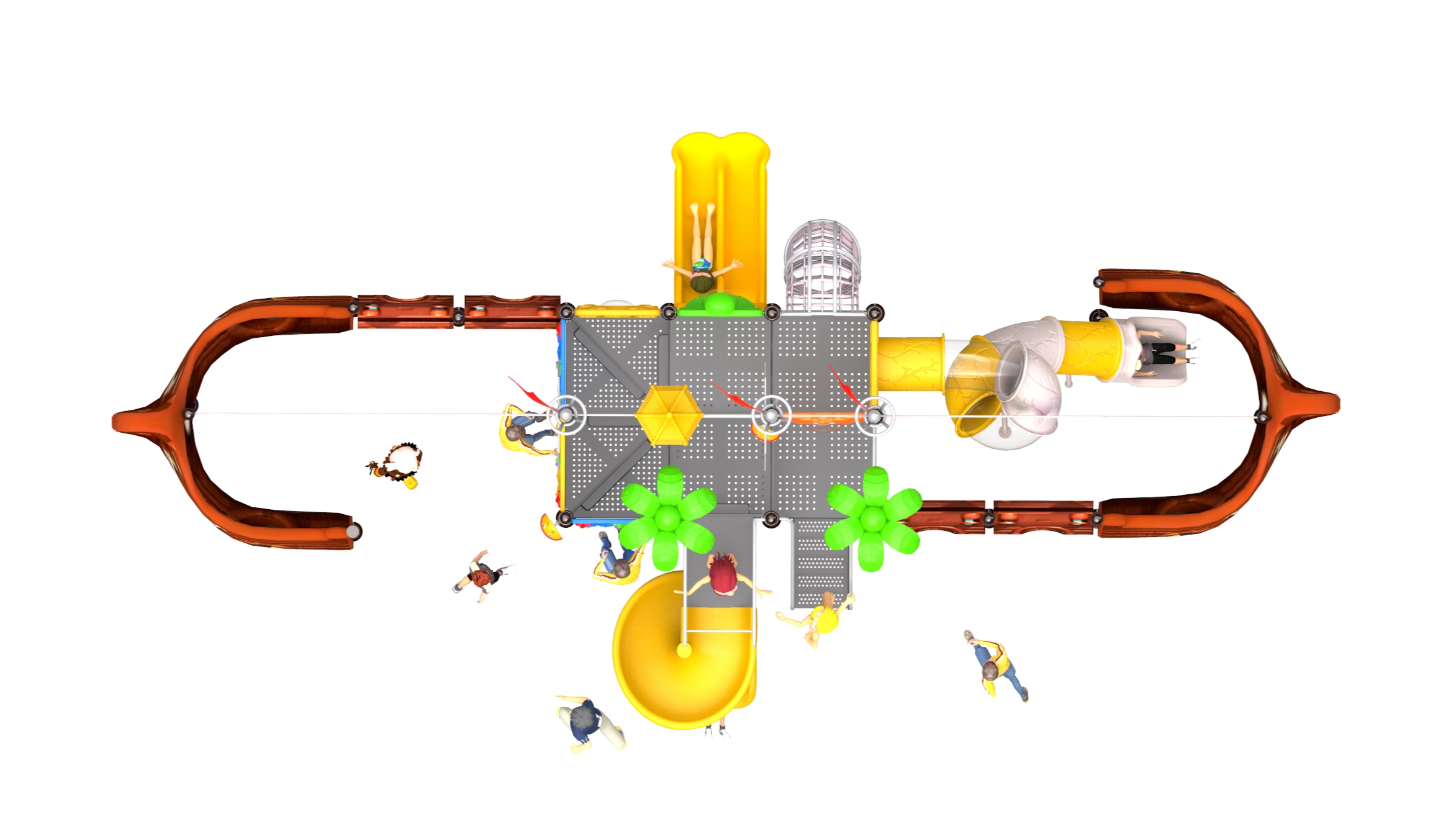 kids outdoor playground equipment HT-14045