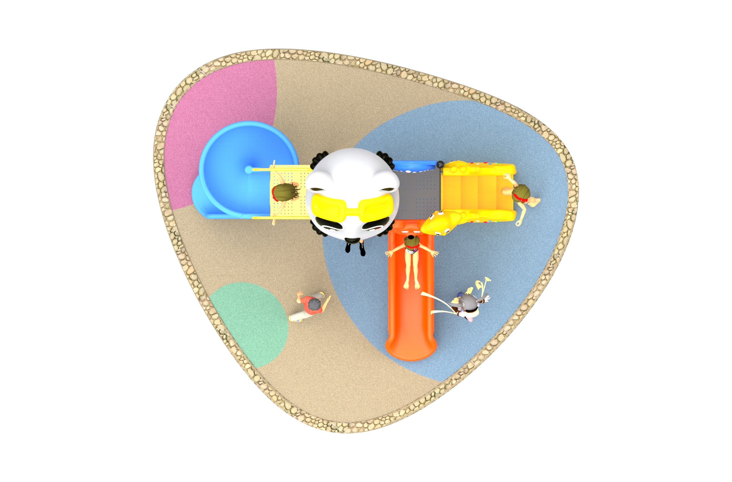 outdoor playground for daycare HT-76088