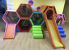 honeycomb design of the soft indoor playground equipment for children RB-065