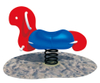 PE spring animal playground equipment PE-YM-212