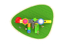 childrens playground slide HT-2376028