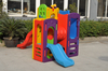 plastic cubby house with slide SLWJ-024