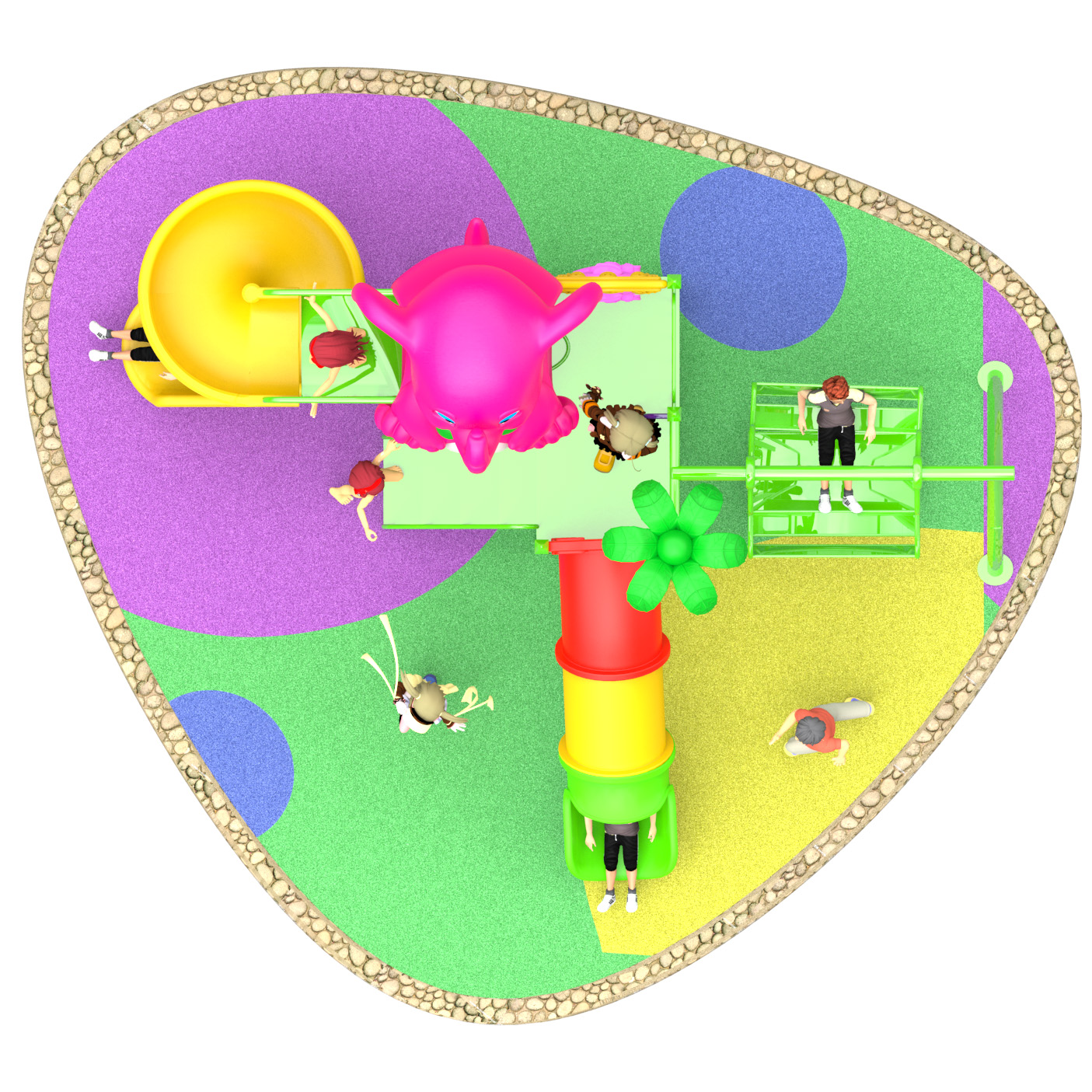 commercial playground equipment for toddler HT-55027