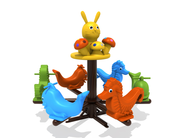 outdoor merry go round playset ZY-030