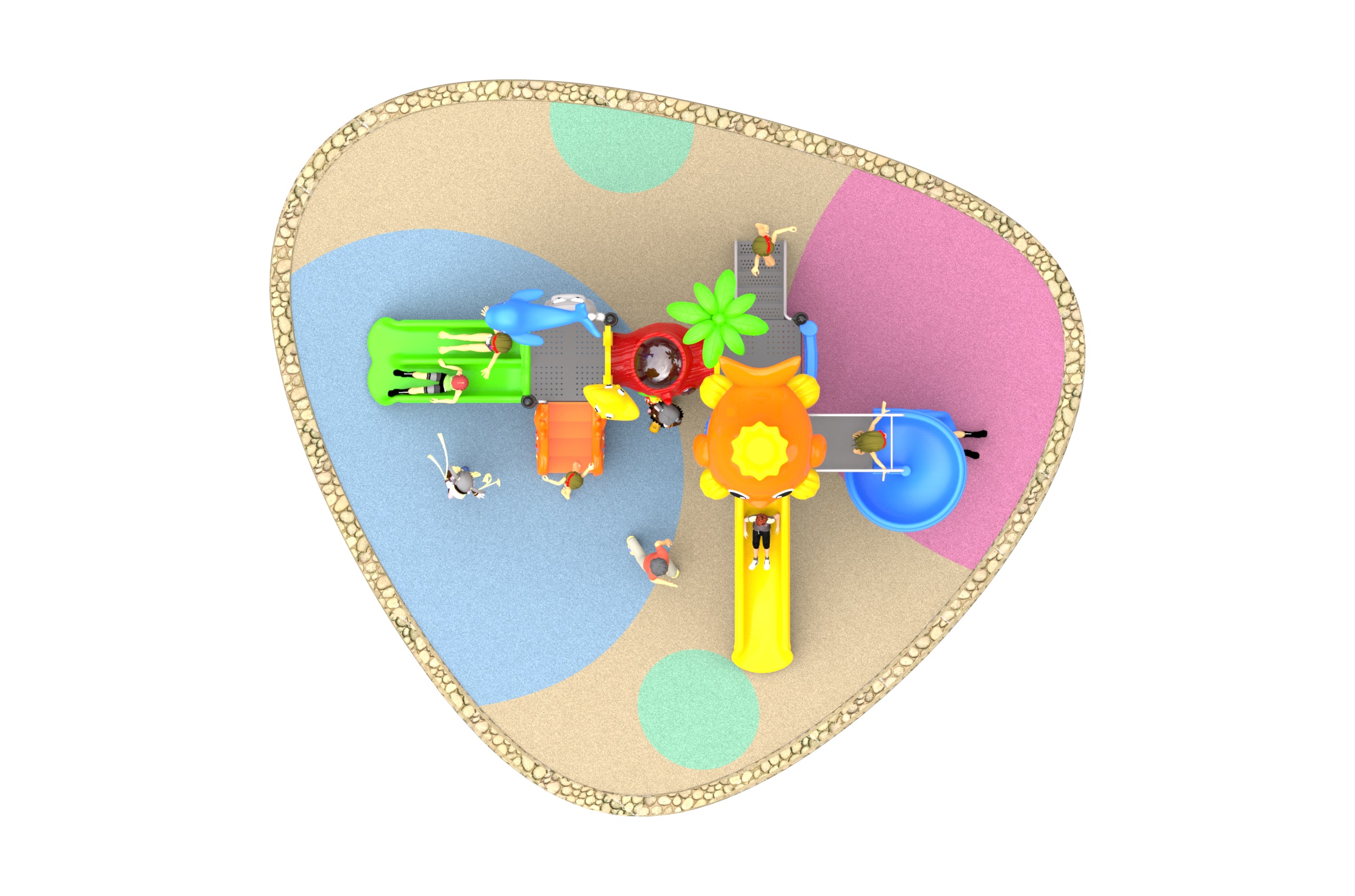 outdoor jungle gym for toddlers HT-89030