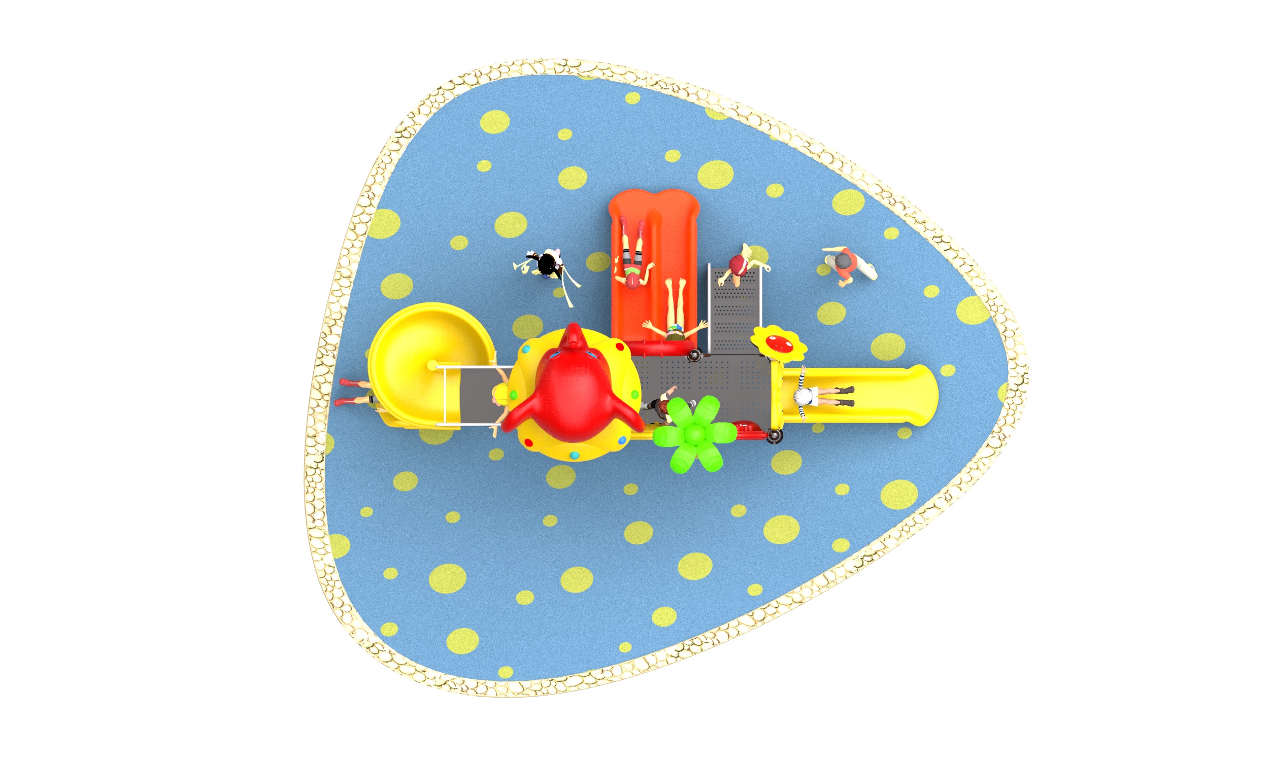 kids outdoor playground set HT-89008