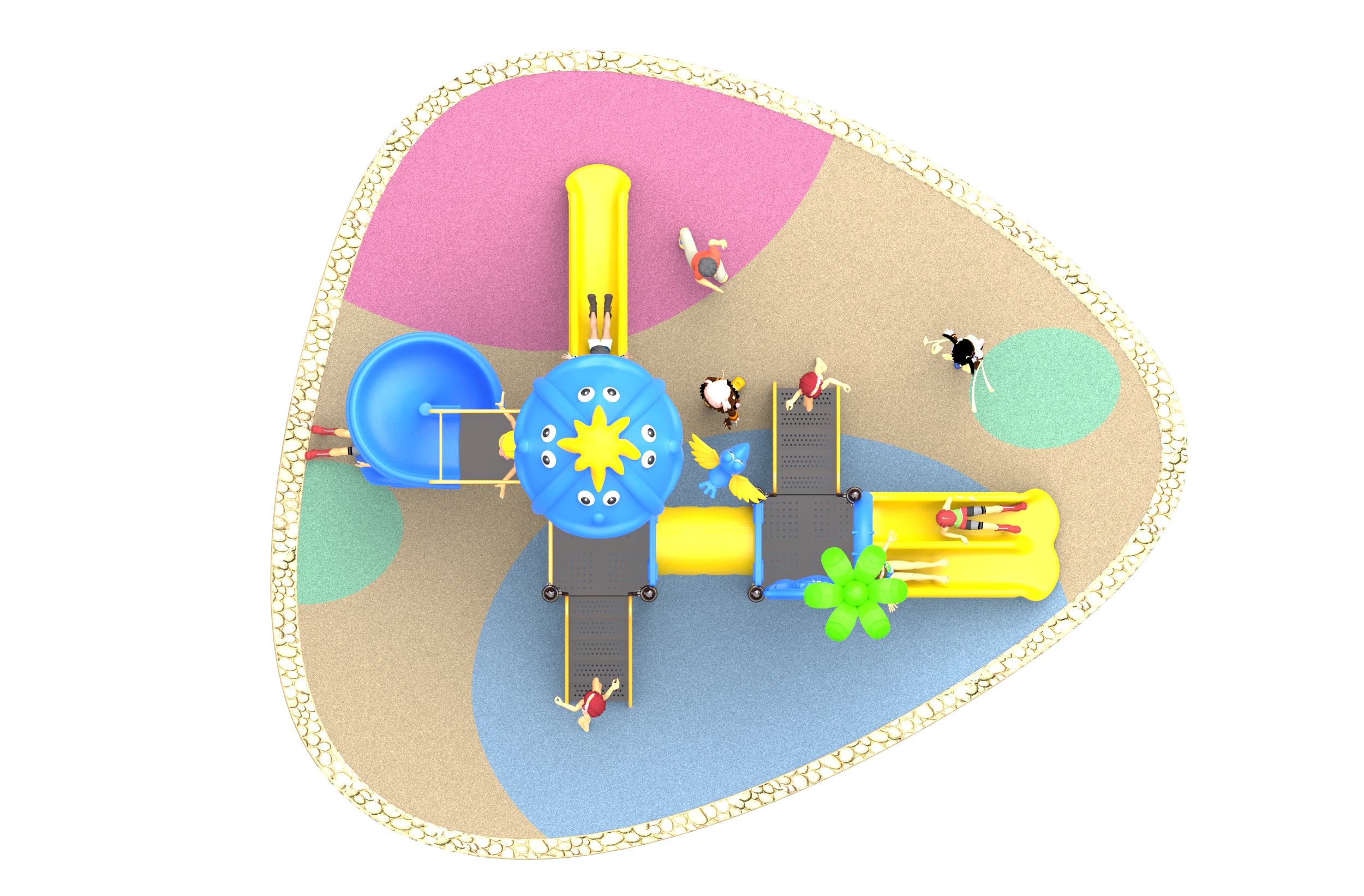 school outdoor playground HT-89017