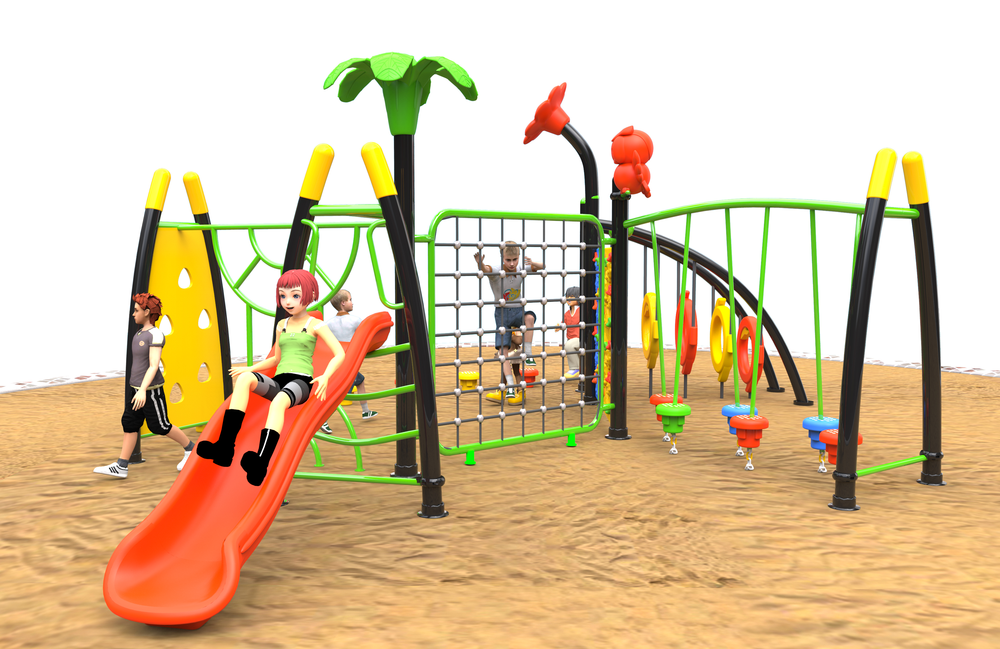 kids play equipment outdoor playground TN-013