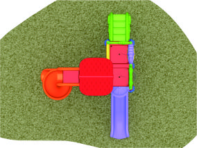 toddlers plastic playground SP-015