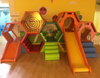 honeycomb design of the soft indoor playground equipment for children RB-065