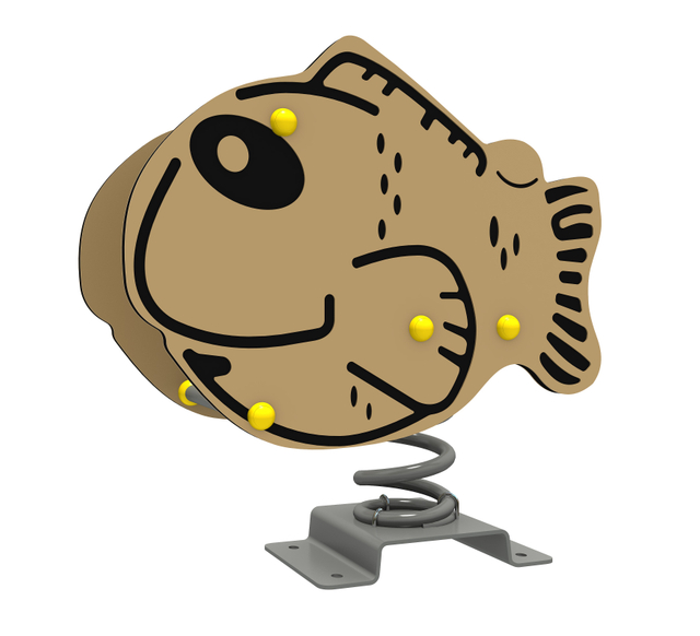 Colorful spring horse in playground park PE-YM-032