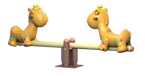 Full set of big playground with the spring seesaw SL-QB-023