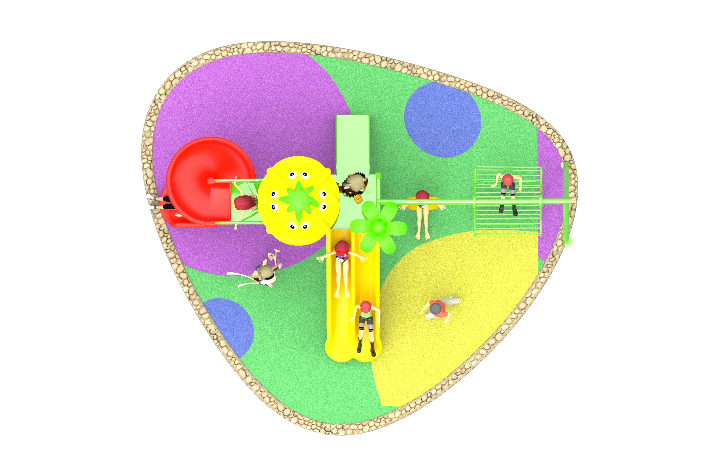 outdoor playground for toddler HT-55017