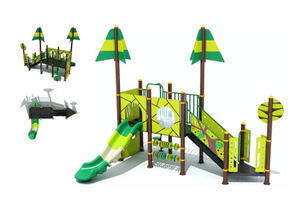 kids outdoor playset outdoor playground equipment custom playground PE-HT-005
