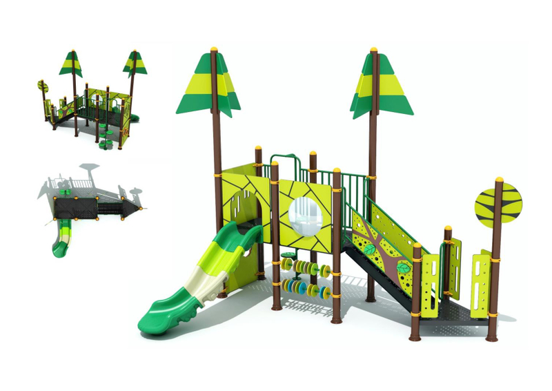 kids outdoor playset outdoor playground equipment custom playground PE-HT-005