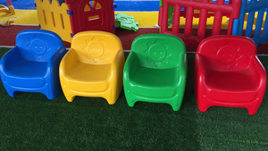 plastic sofa for single kids SLWJ-166