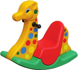 3 colors cartoon deer plastic rocking horse SLWJ-238