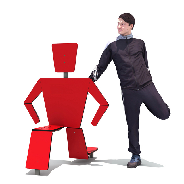 public outdoor fitness equipment PE JS-232(PE)