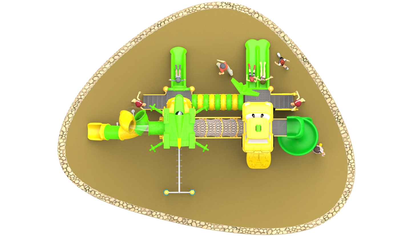outdoor playground equipment for children HT-14002