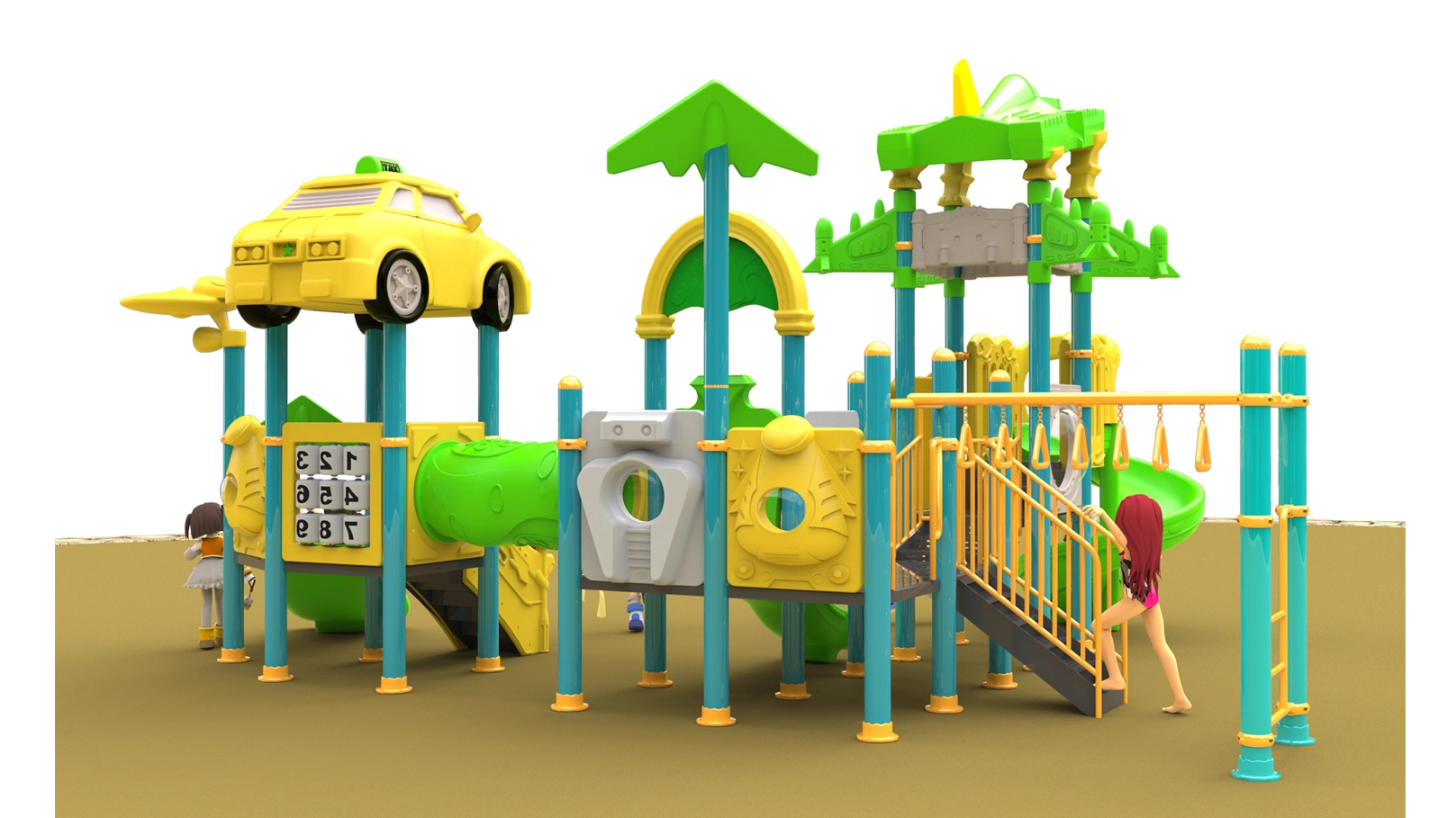playground equipment for amusement park kids play HT-14004