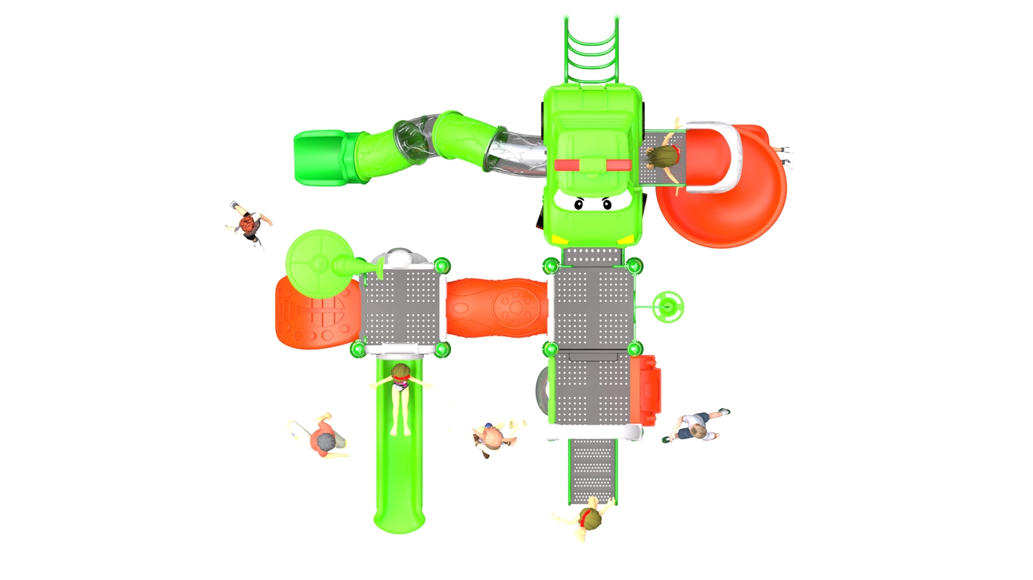 kids outdoor playset outdoor playground equipment custom playground HT-14001