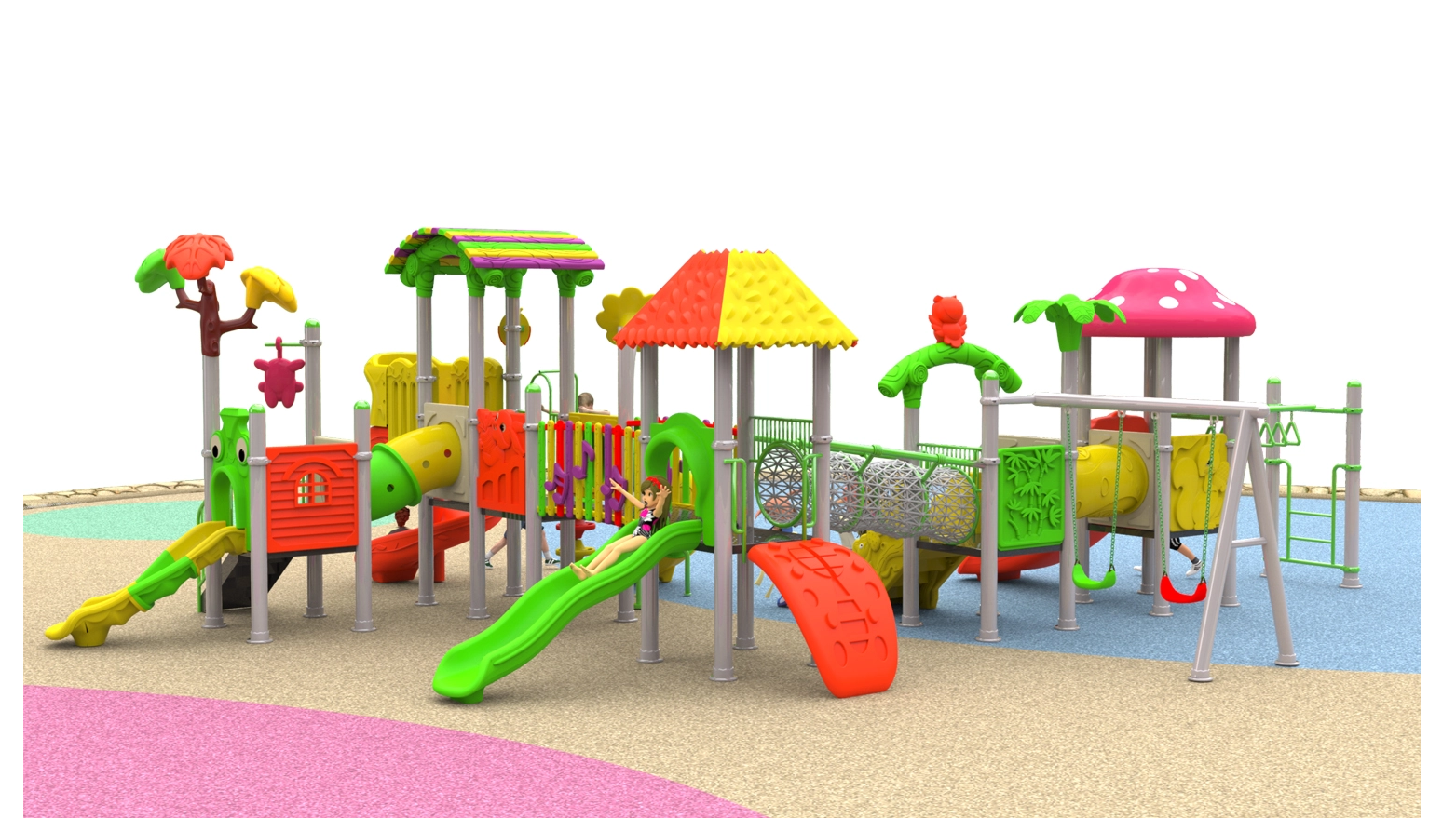 children's playground equipment amusment park play HT-14008