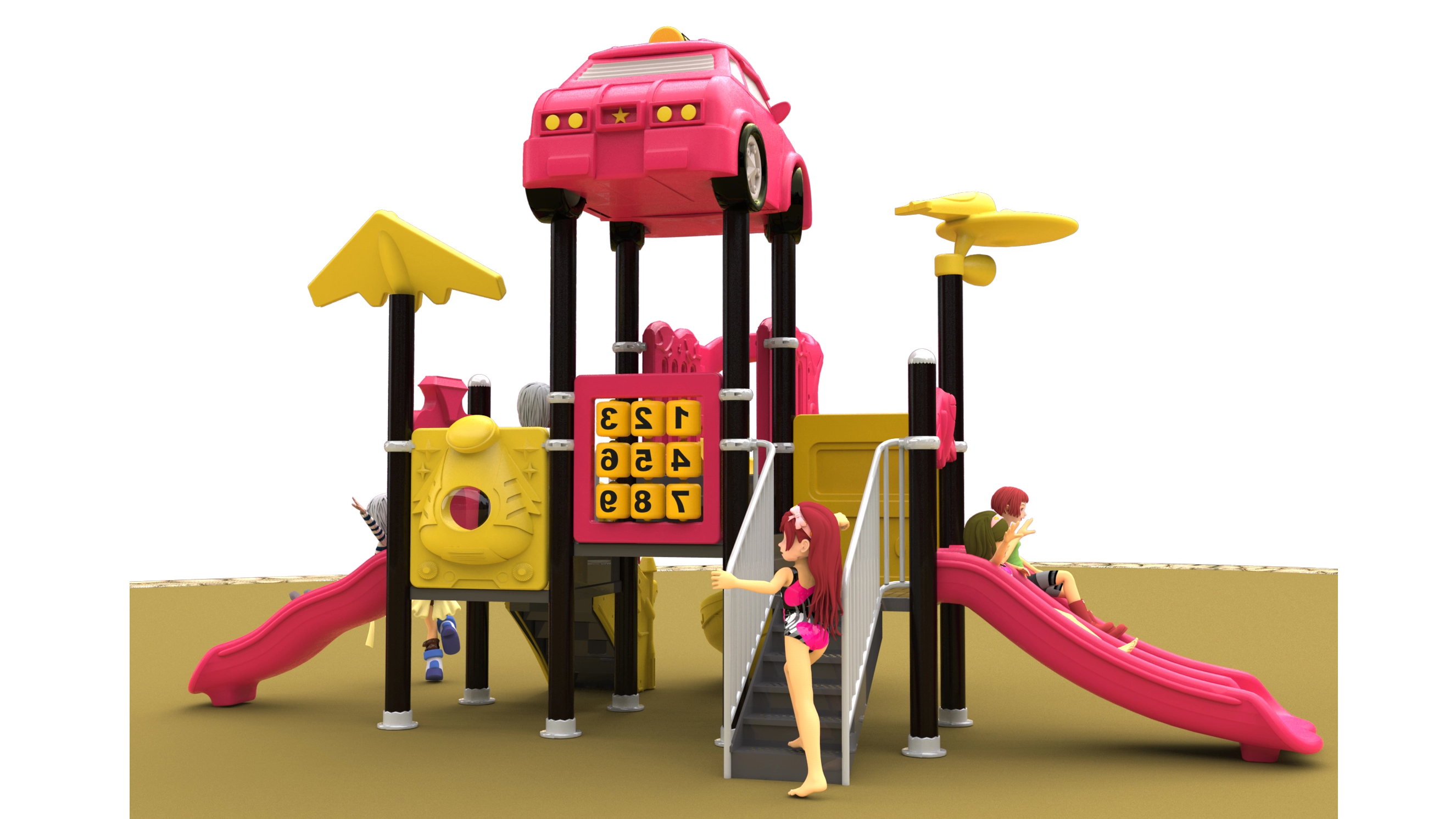 kids outdoor playset outdoor playground equipment HT-14013