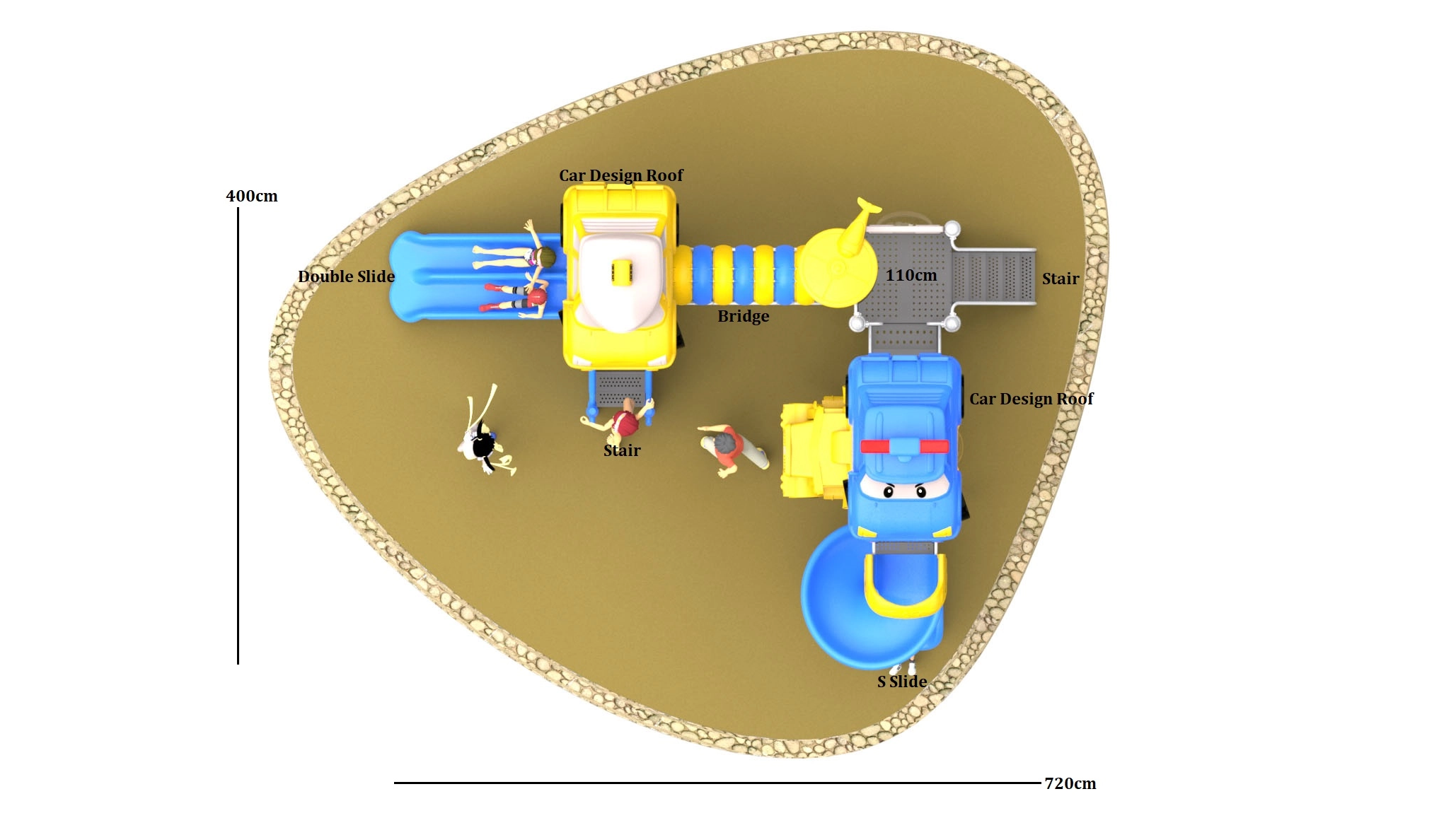 kids playequipment residential park play HT-14017