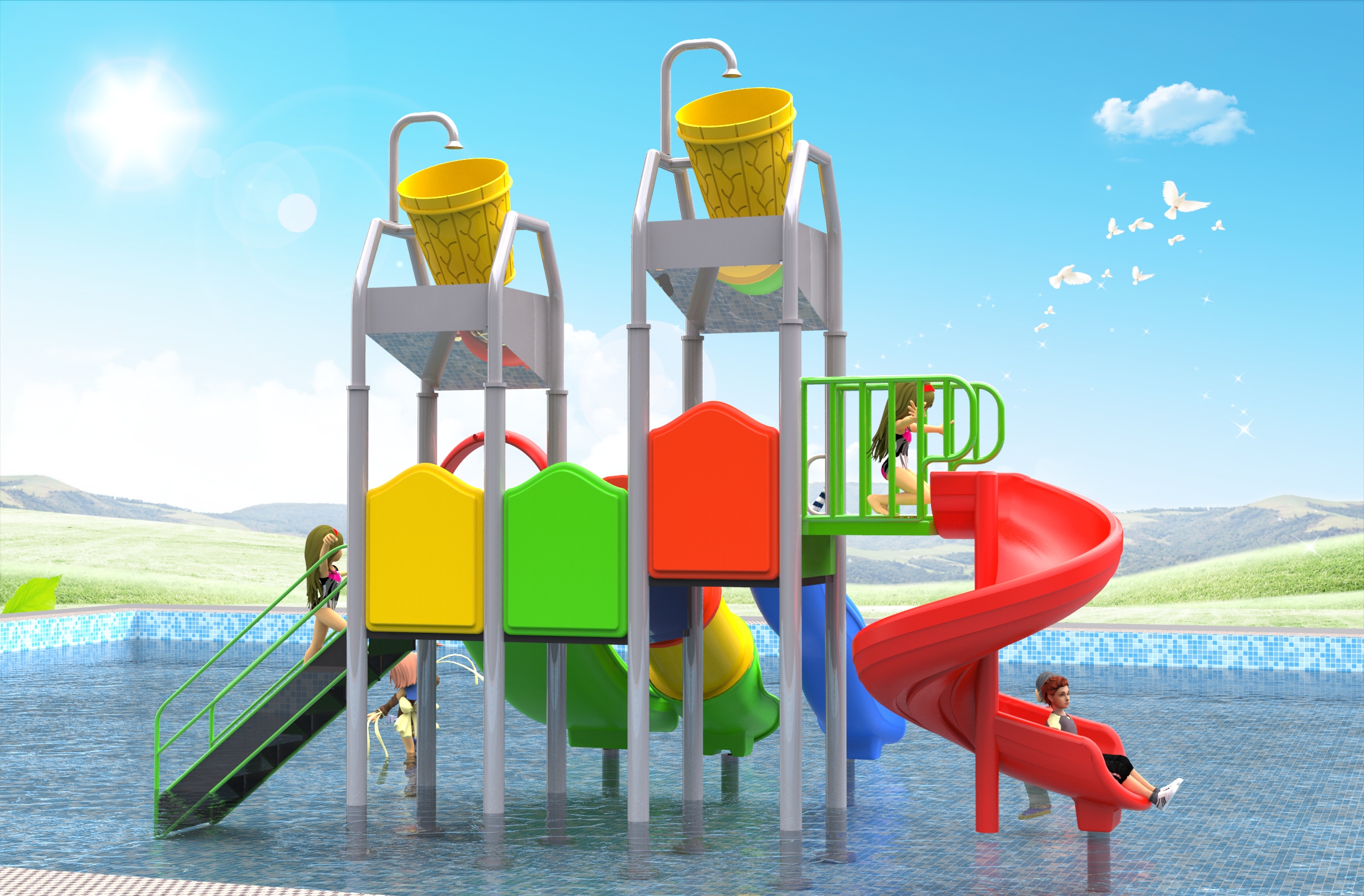 kids water park HT-76206