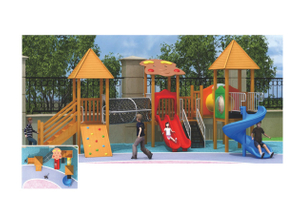 community wooden playground equipment MH-053