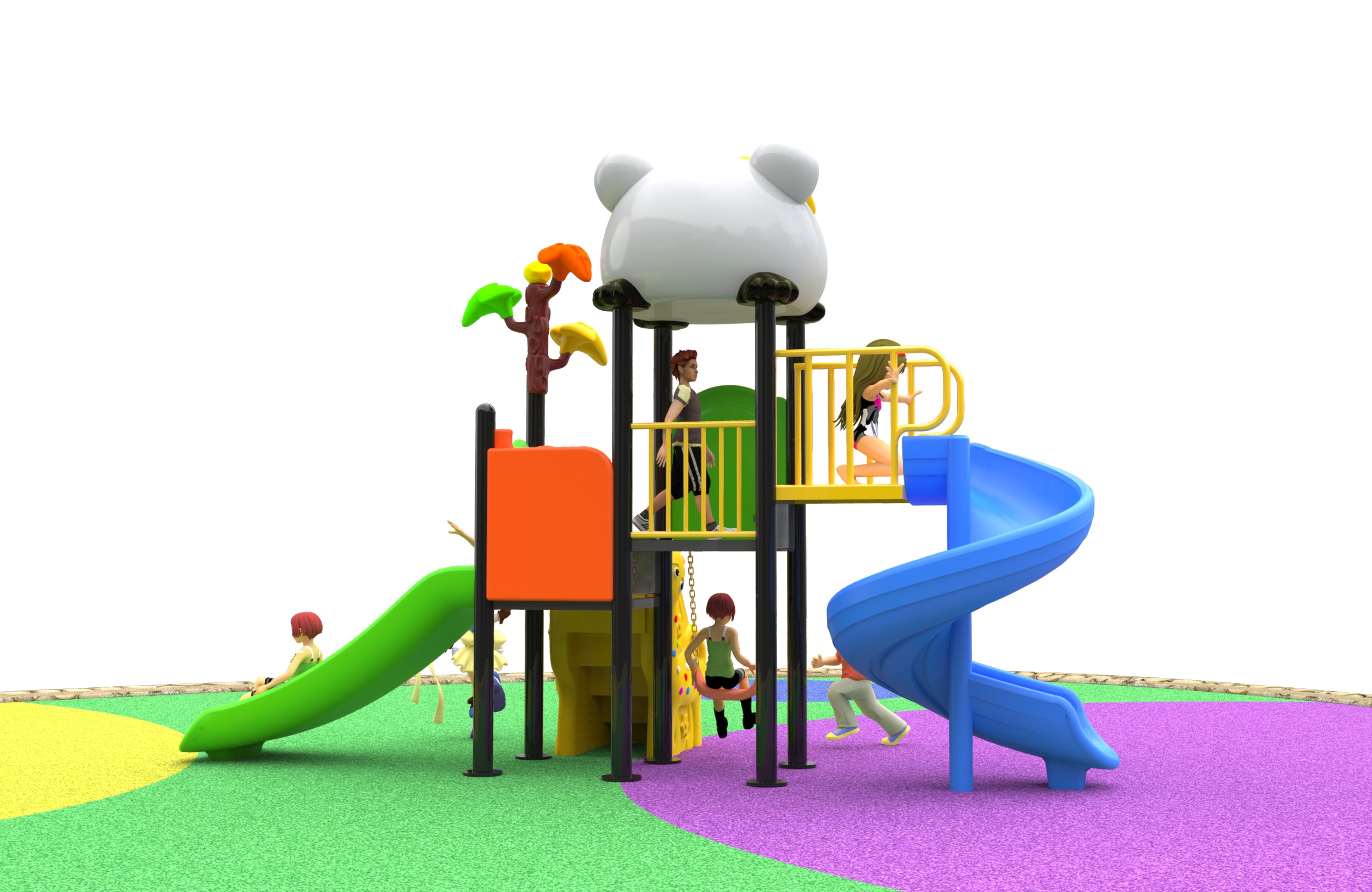 kids slide outdoor HT-76089