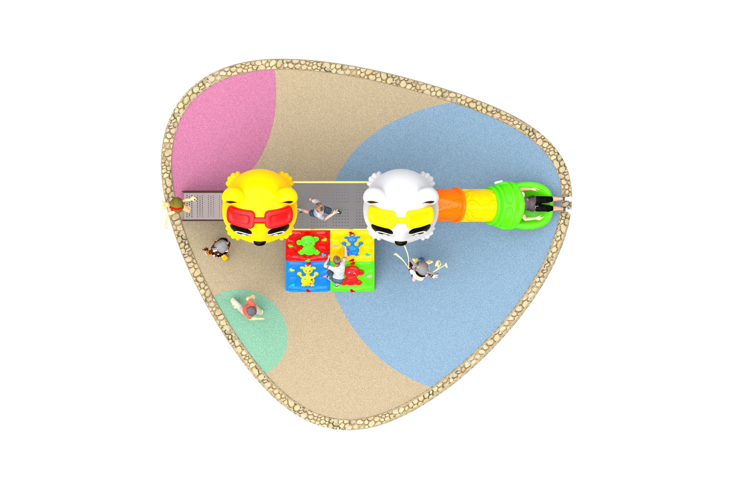 commercial children playground HT-76086