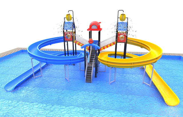 kids water feature playground HT-14208
