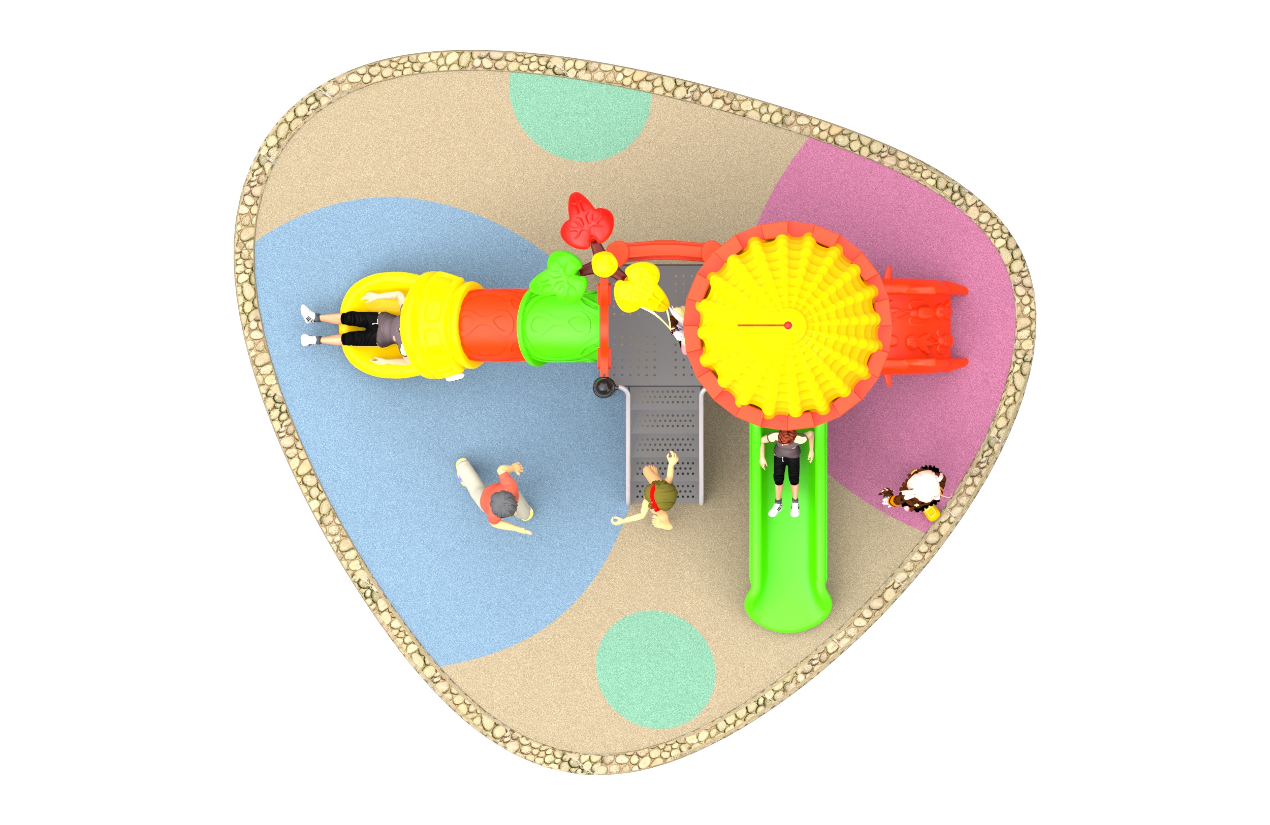 toddlers playground equipment for outdoor HT-89048