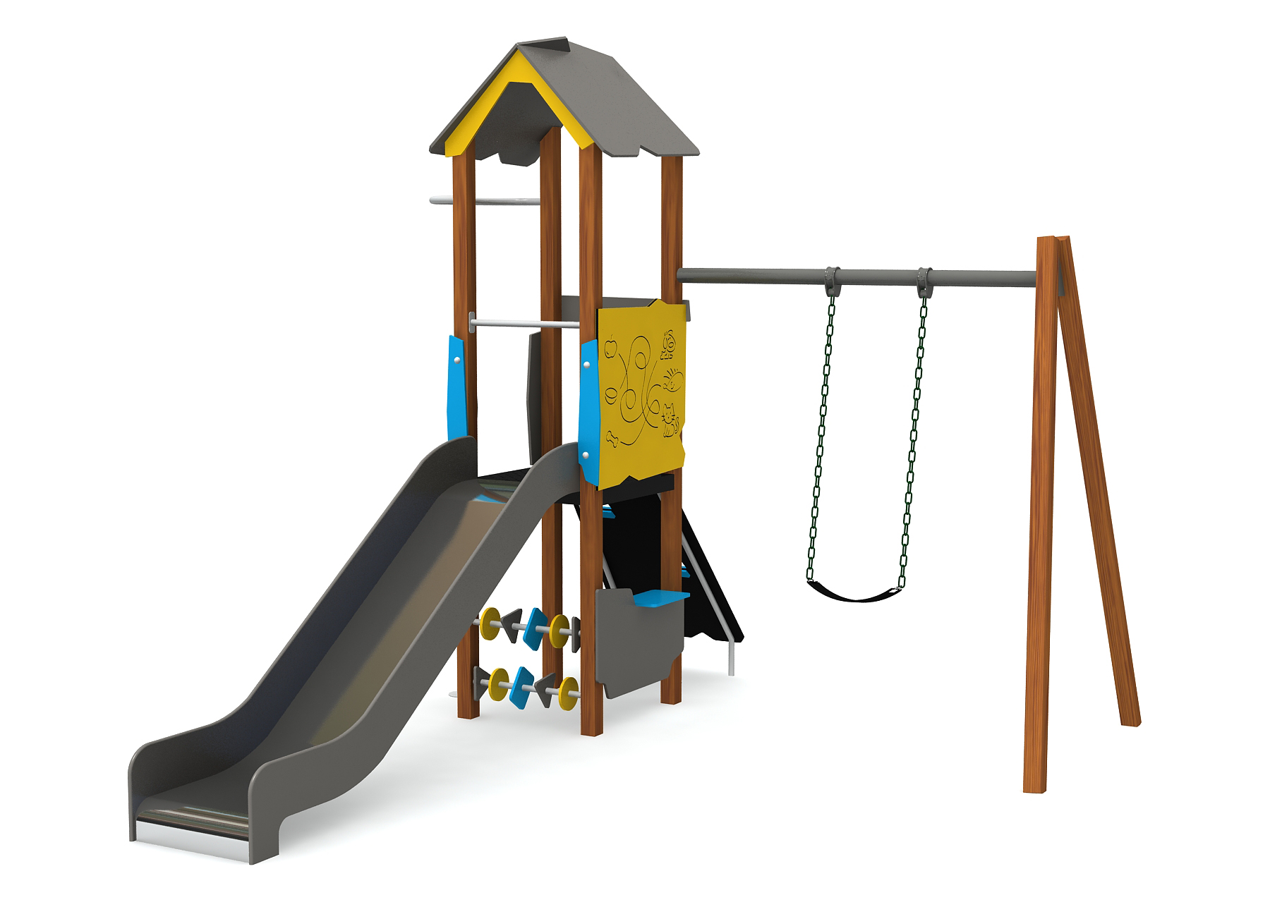 outdoor play equipment toddlers playground PE-HT-022